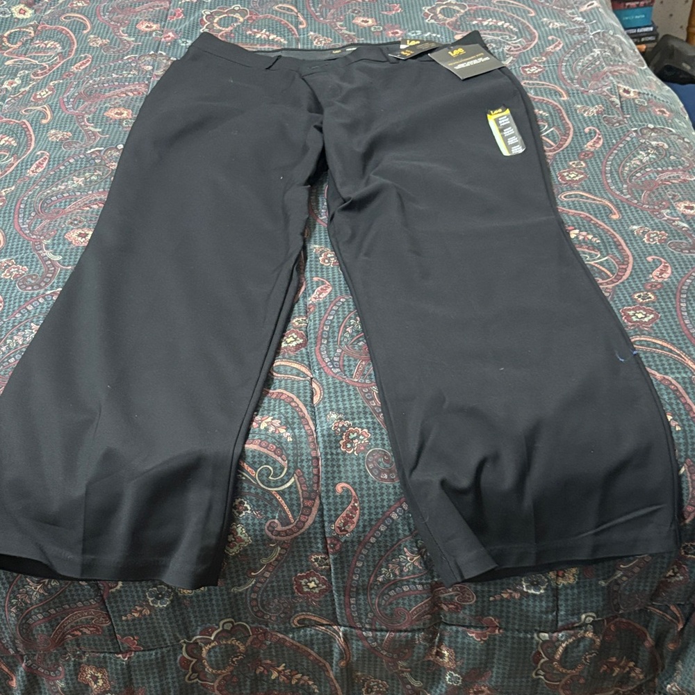 Lee Men's Classic Black Dress Pants